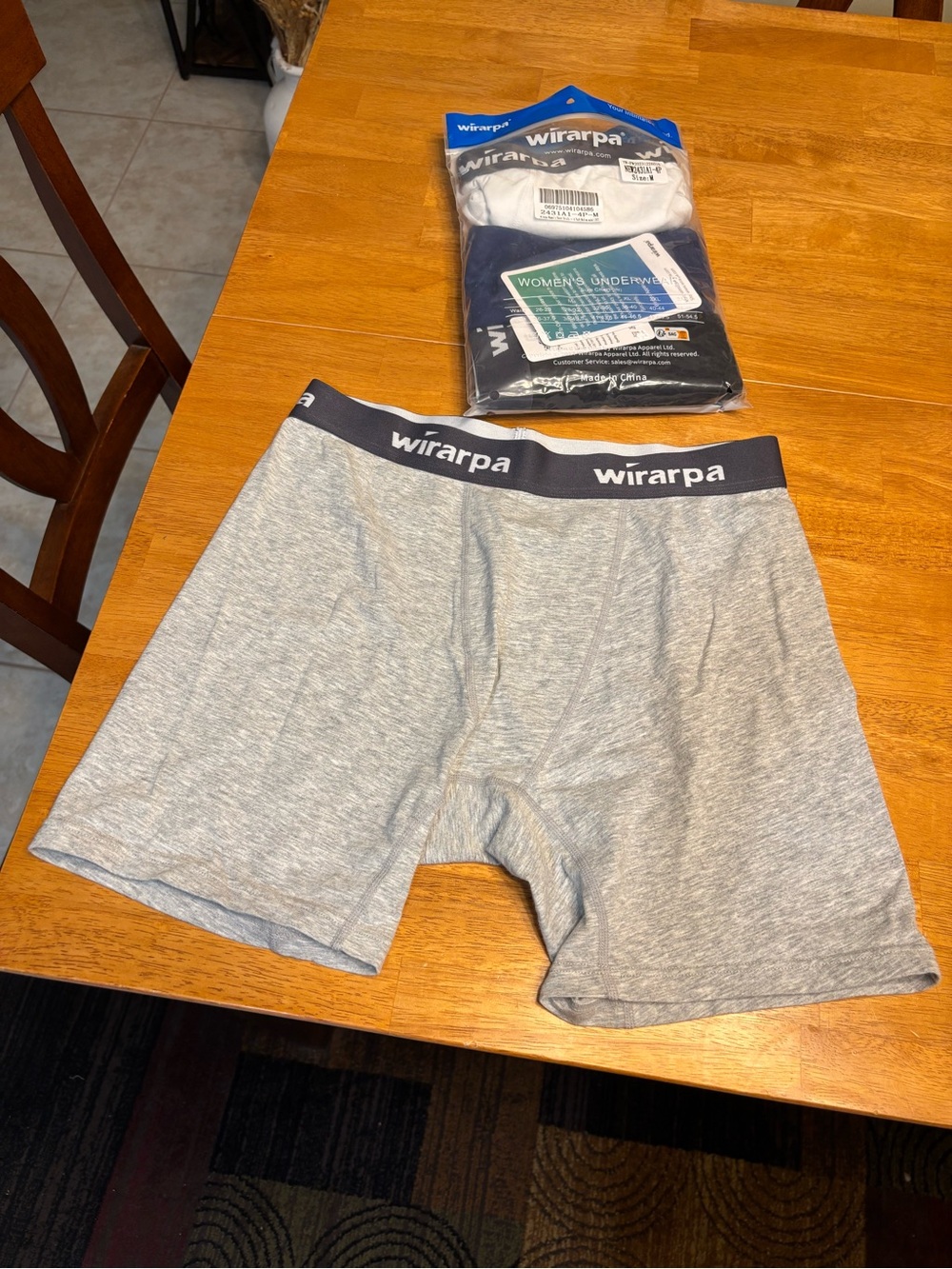 Wirarpa Women's Cotton-Blend Boxer Briefs - Comfortable Everyday Panty